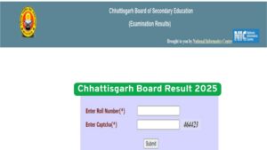 CGBSE 10th & 12th Result 2025